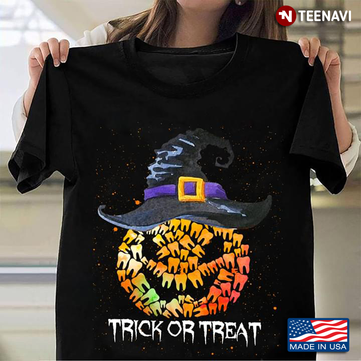 Teeth Pumpkin Witch Halloween Trick Or Treat