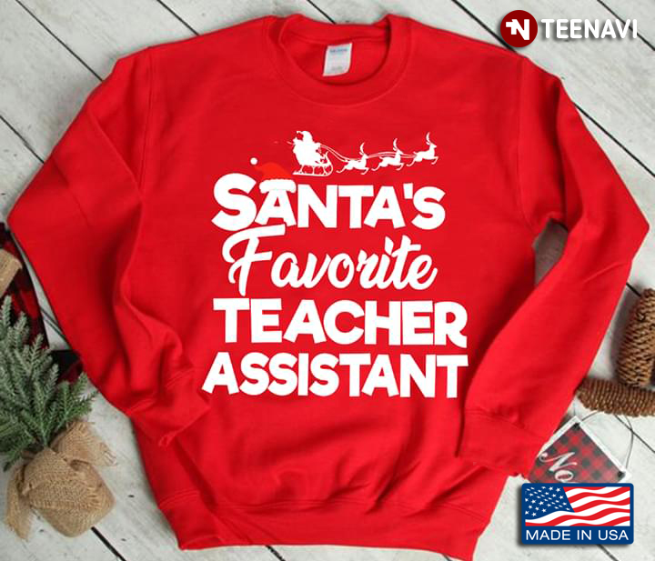 Santa’s Favorite Teacher Assistant Christmas