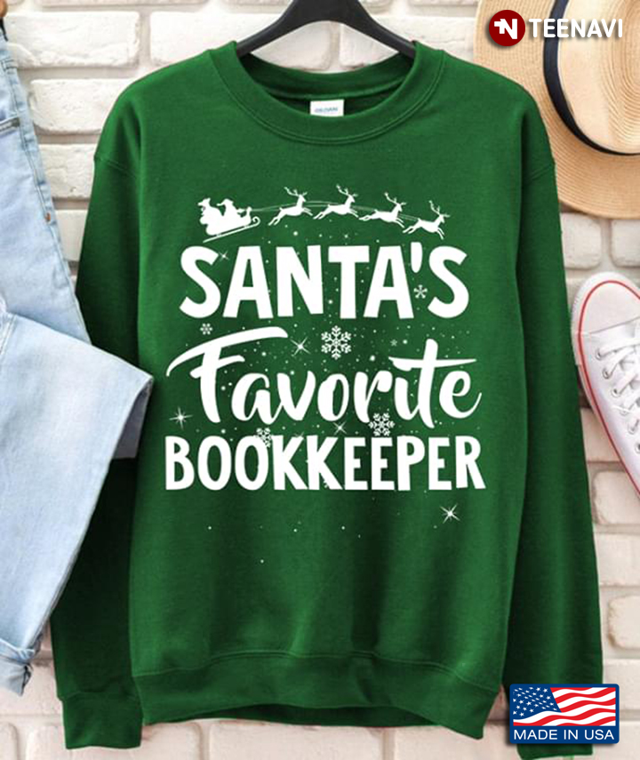 Santa’s Favorite Bookkeeper Christmas