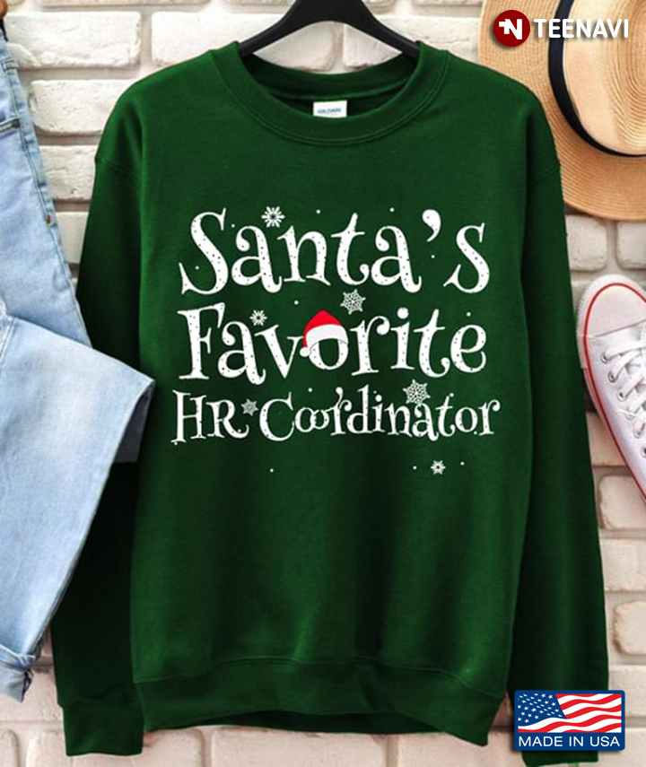 Santa’s Favorite HR Coordinator Christmas