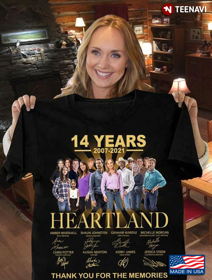 14 Years 2007-2021 Heartland Character Signatures Thank You For The Memories