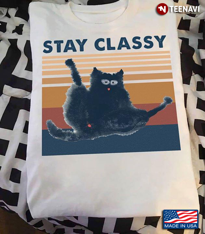 Black Cat Stay Classy