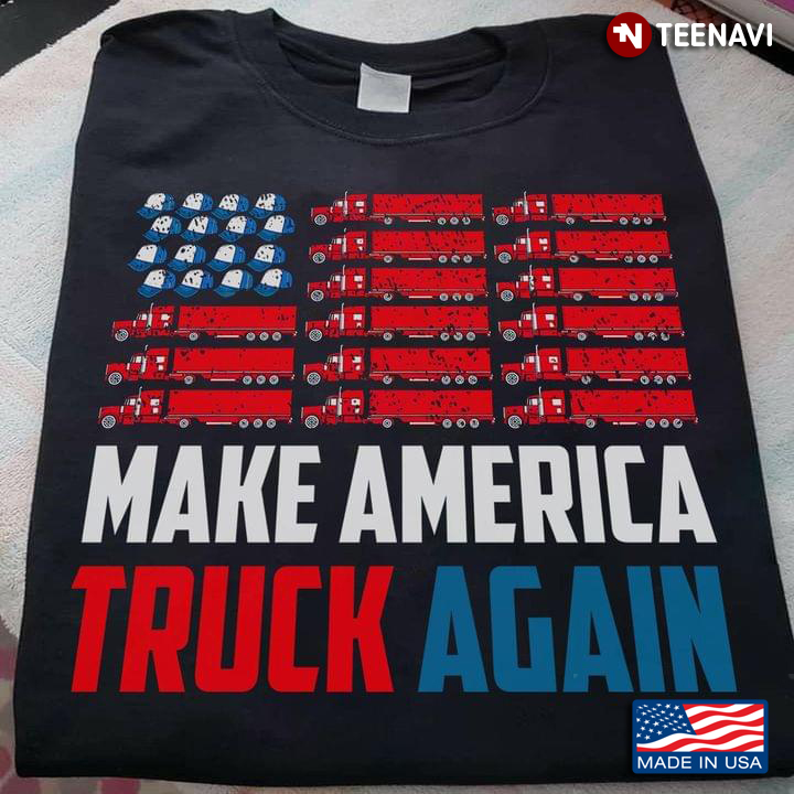 Truck Flag Make America Truck Again