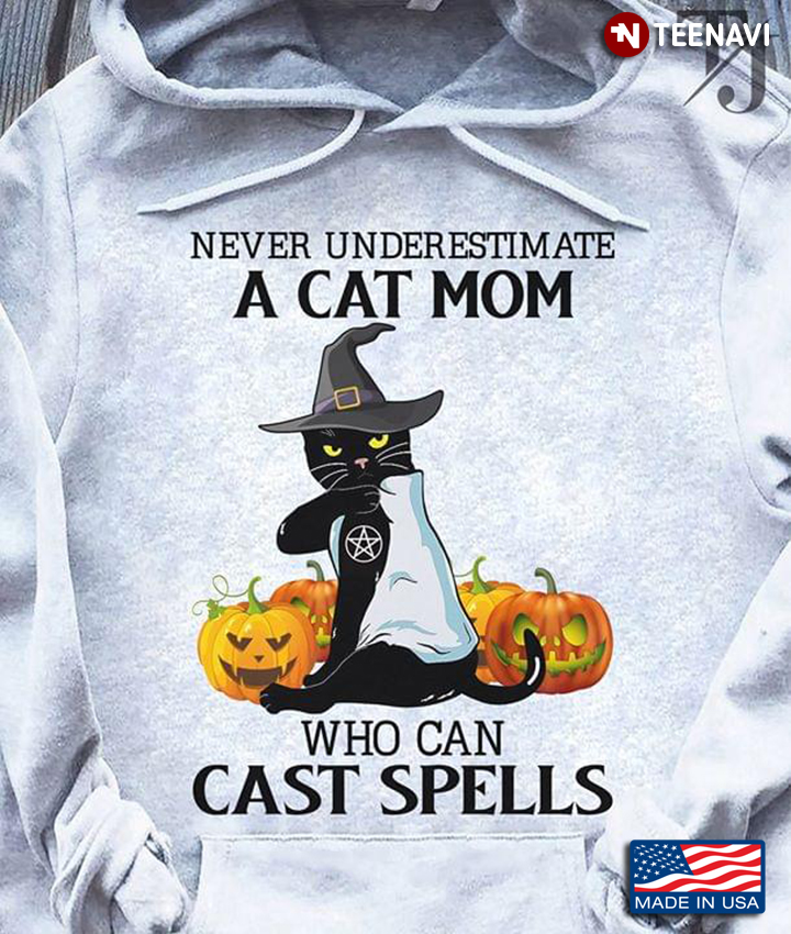 Cat Tattoo Never Underestimate A Cat Mom Who Can Cast Spells Halloween