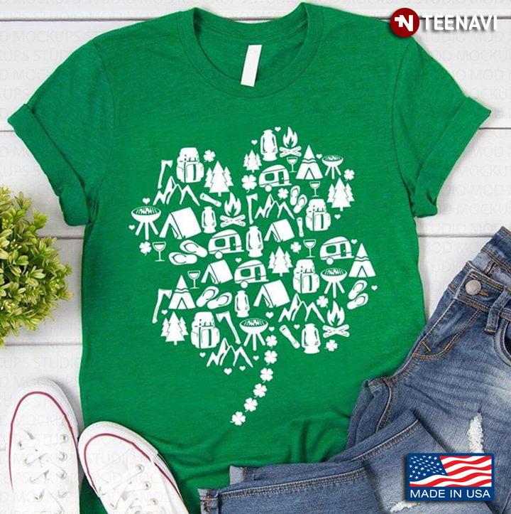 Four Leaf Clover Camping Lover