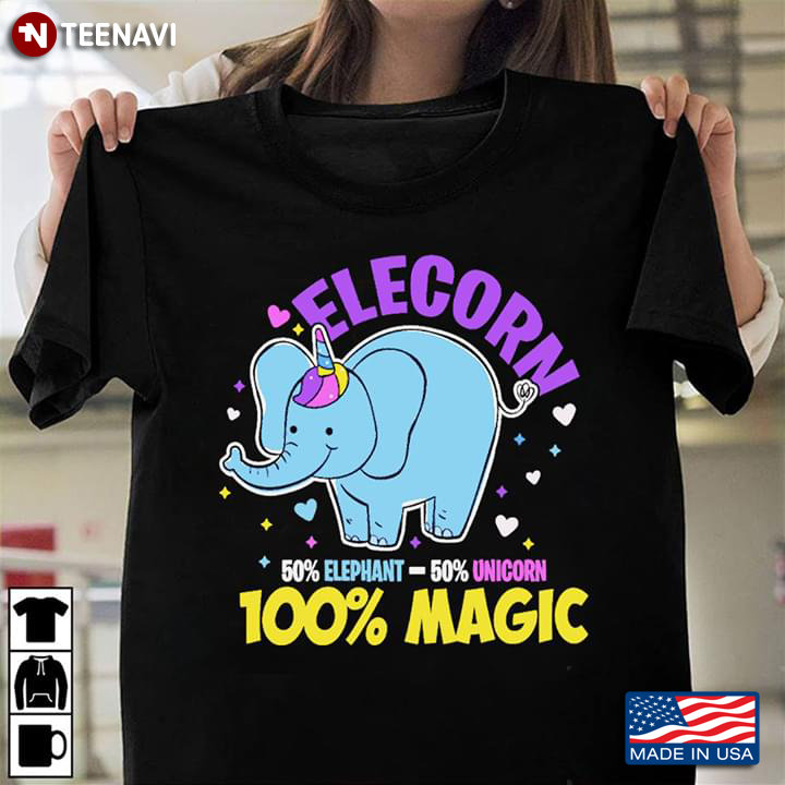 Elecorn 50% Elephant- 50% Unicorn 100% Magic