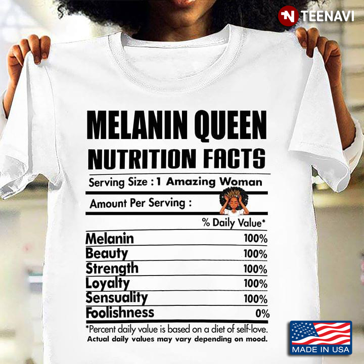 Melanin Queen Nutrion Facts Serving Size 1 Amazing Woman Amount Per Serving Melanin Beauty Strength