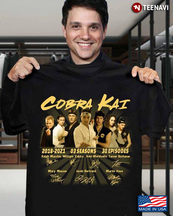 Cobra Kai 2018 2021 03 Seasons 30 Episodes Cobra Kai With Signatures