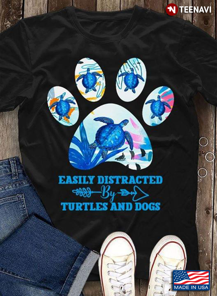 Easily Distracted By Turtles And Dogs