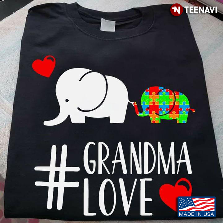 Grandma Love Elephants Autism Awareness