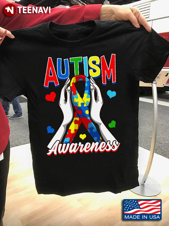 Autism Awareness Hands And Hearts