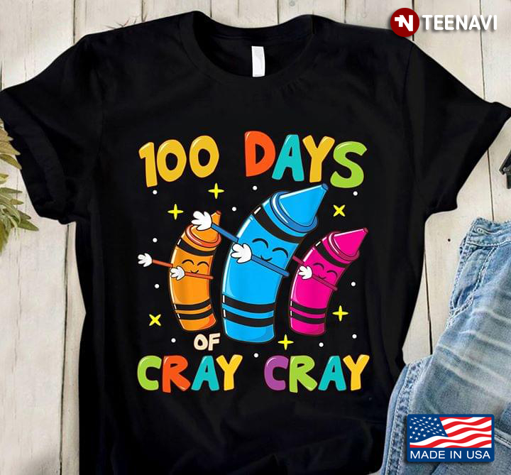 100 Days Of Cray Cray Three Crayons With Three Colors