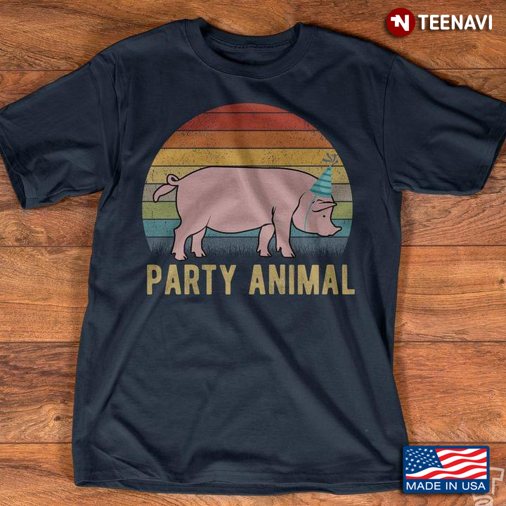 Party Animal Pig Vintage