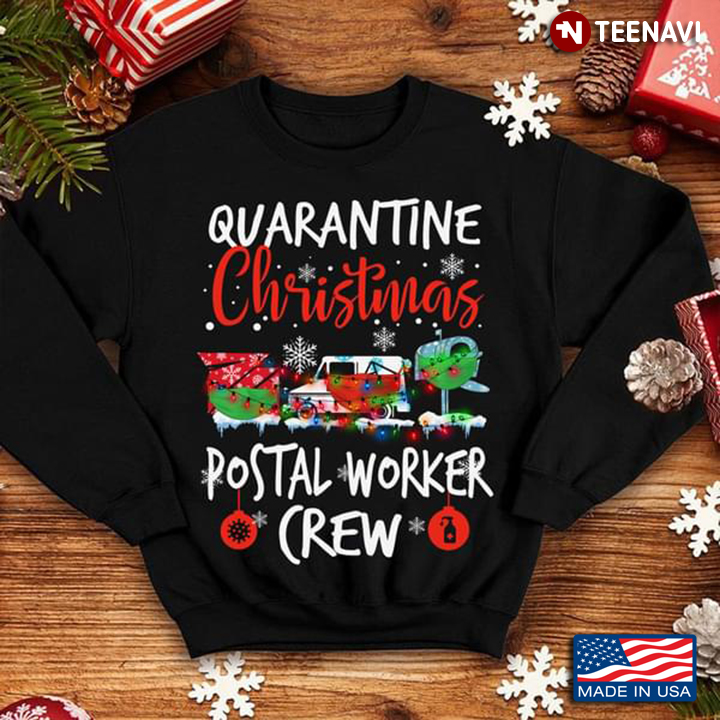 Quarantine Christmas Postal Worker Crew