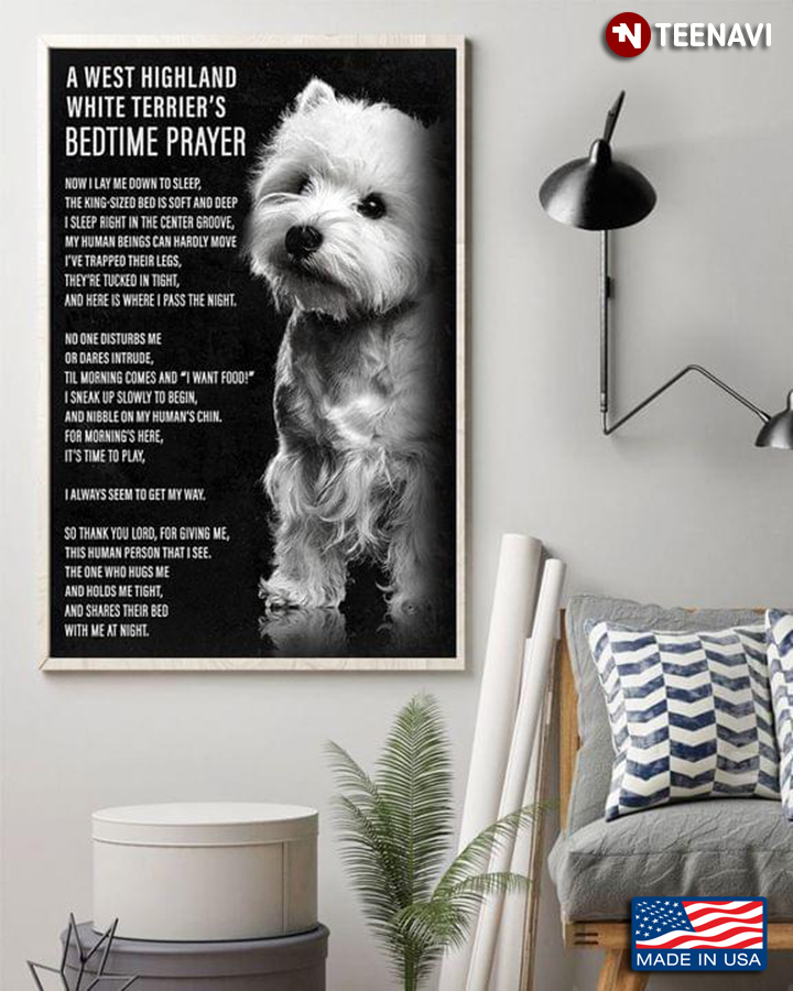 A West Highland White Terrier's Bedtime Prayer