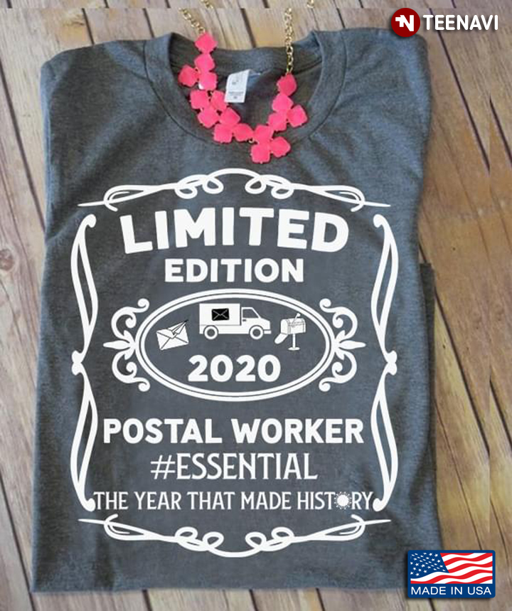 Limited Edition 2020 Postal Worker #Essential The Year That Made History New Version