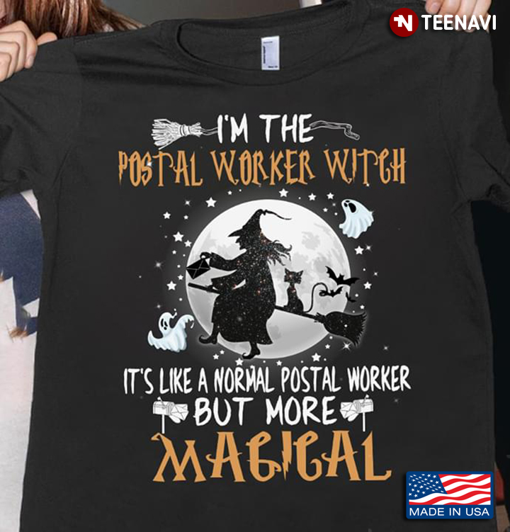 Boos Halloween  I'm The  Postal Worker Witch  It's Like A Normal Postal Worker But More Magical
