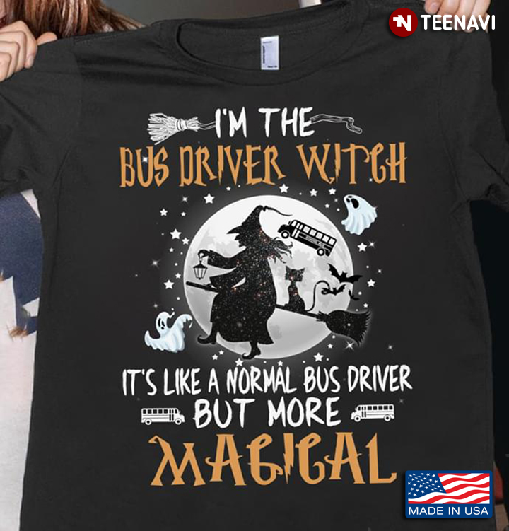 Boos Halloween  I'm The Bus Driver Witch  It's Like A Normal Bus Driver But More Magical