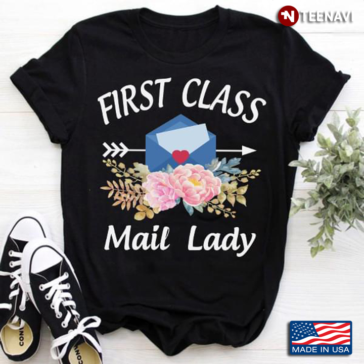 Letter First Class Mail Lady