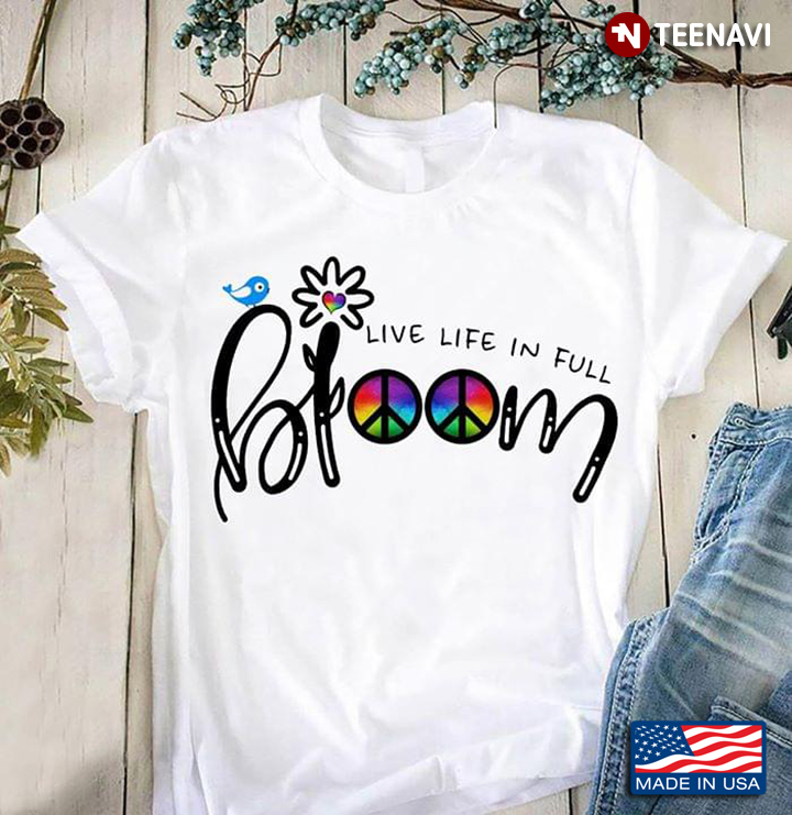 Live Life In Full Bloom Daisy LGBT Hippie