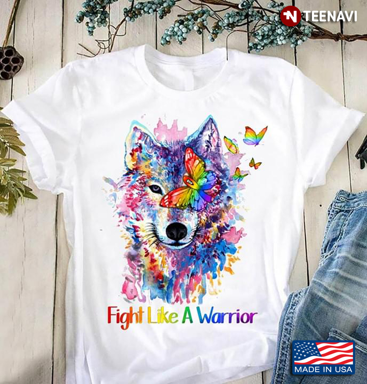 Wolf Fight Like A Warrior LGBT
