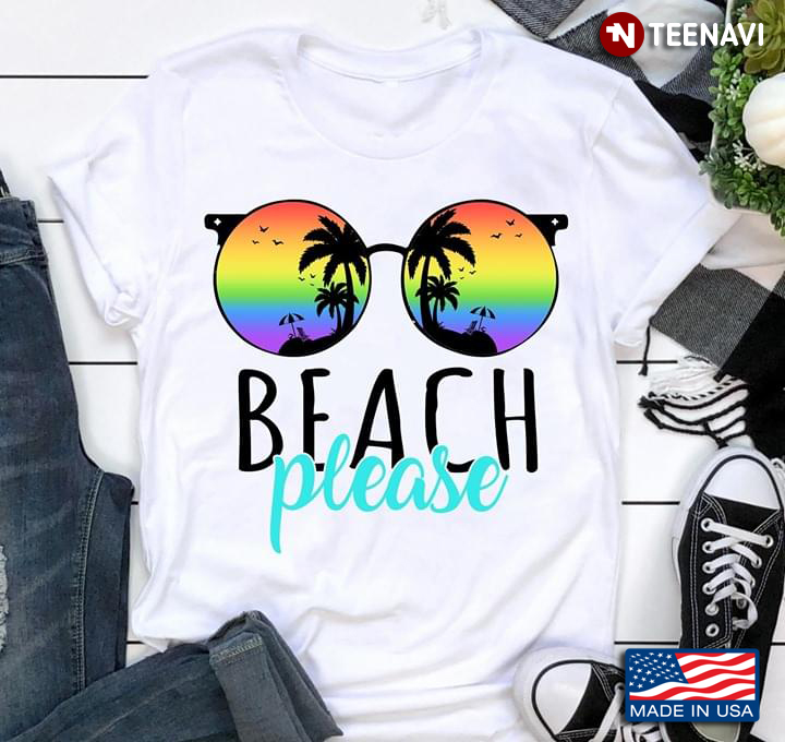 Beach Please LGBT Glasses