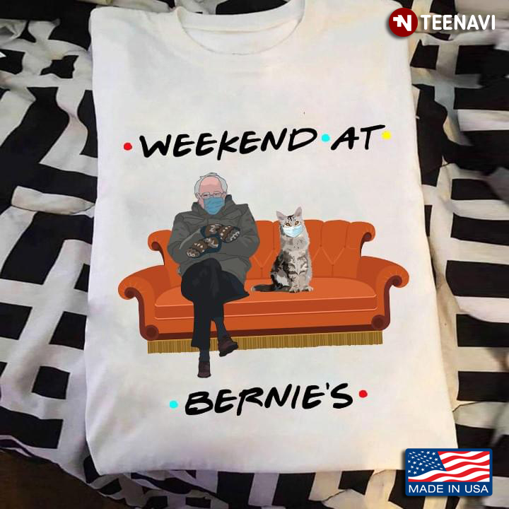 Bernie Sanders And Cat On Couch Friends Weekend At Bernie's