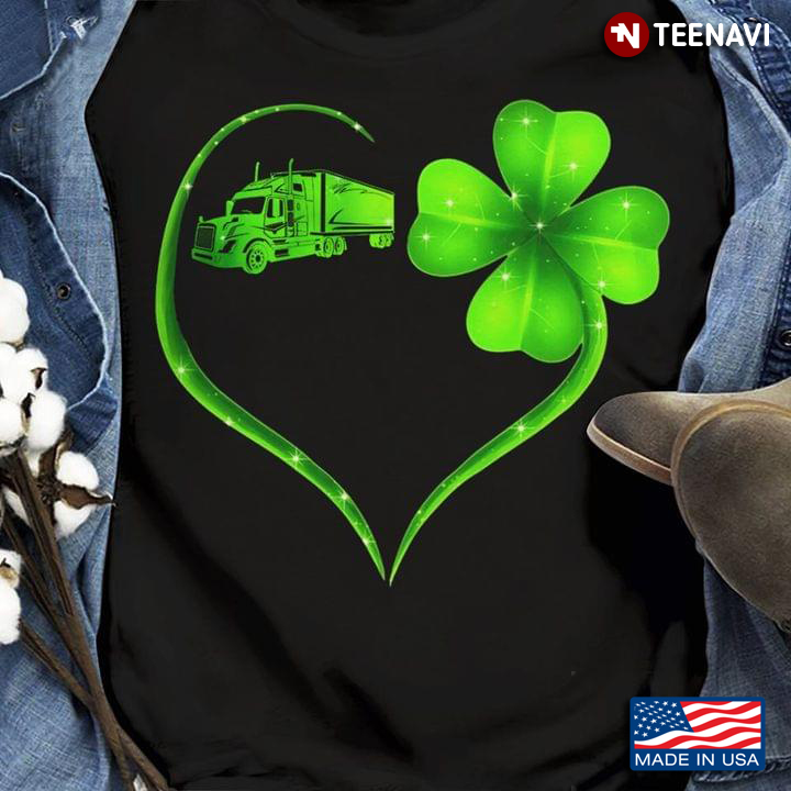Four-leaf Clover Heart Trucker Lover