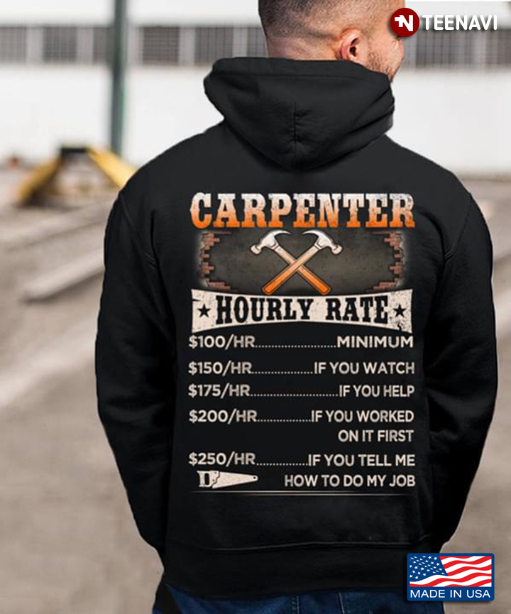 Carpenter Hourly Rate How To Do My Job