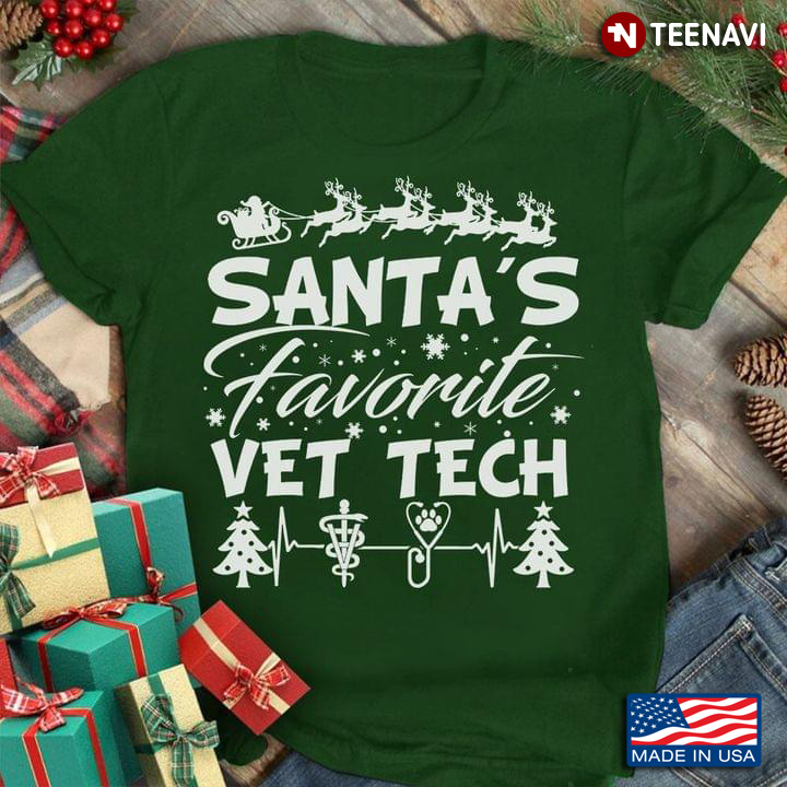 Santa's Favorite Vet Tech Christmas