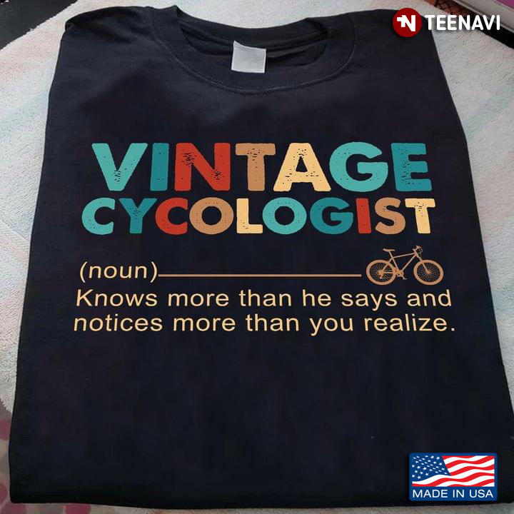 Vintage Cycologist Knows More Than He Says And Notices More Than You Realiza