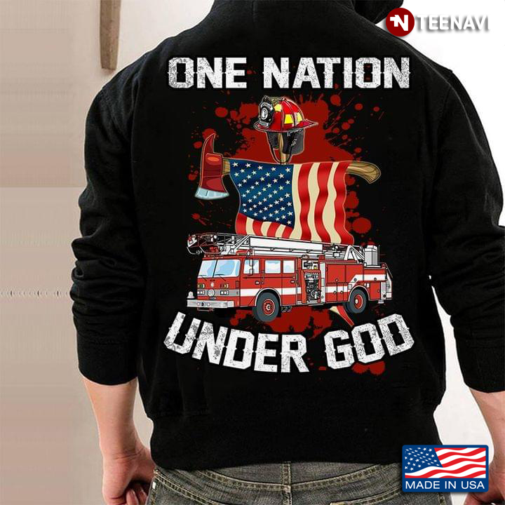 Firefighter One Nation Under God