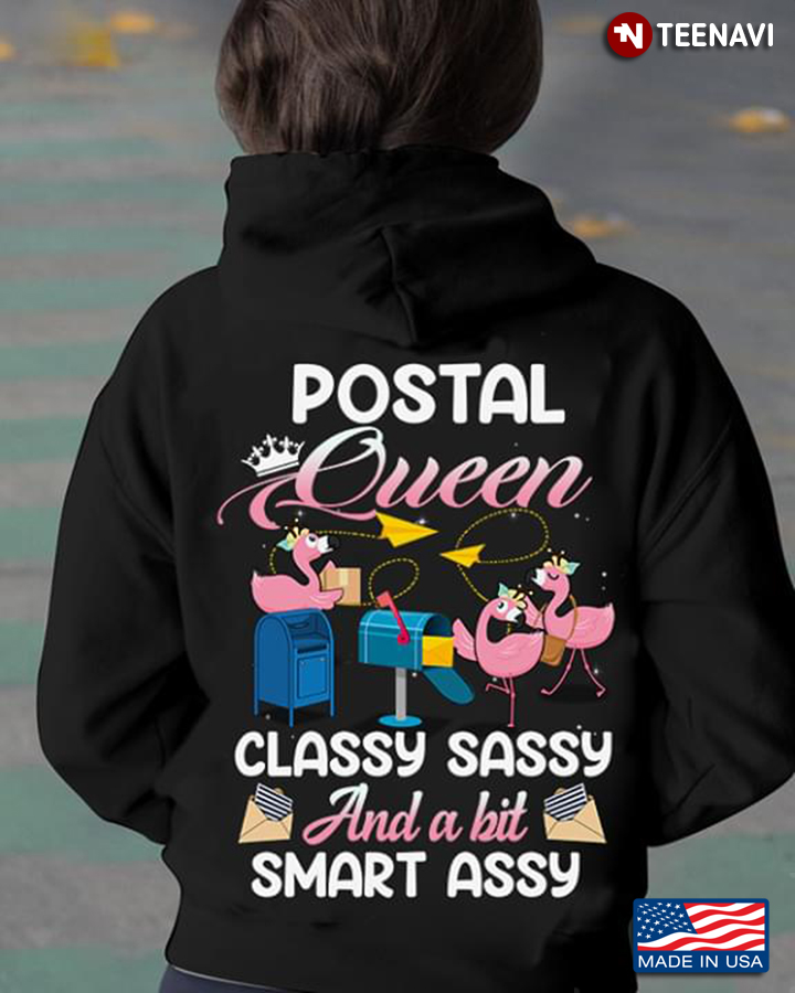 Postal Queen Classy Sassy And A Bit Smart Assy Flamingo