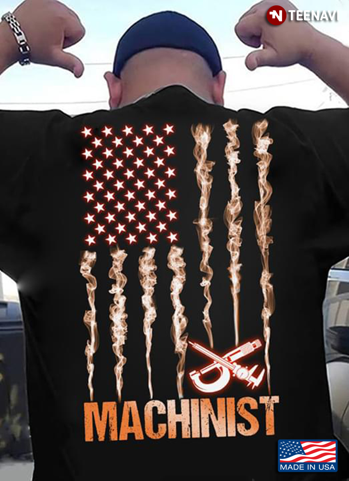 Machinist American Flag