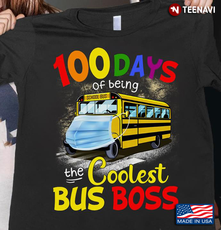 100 Days Of Being The Coolest Bus Boss School Bus With Mask