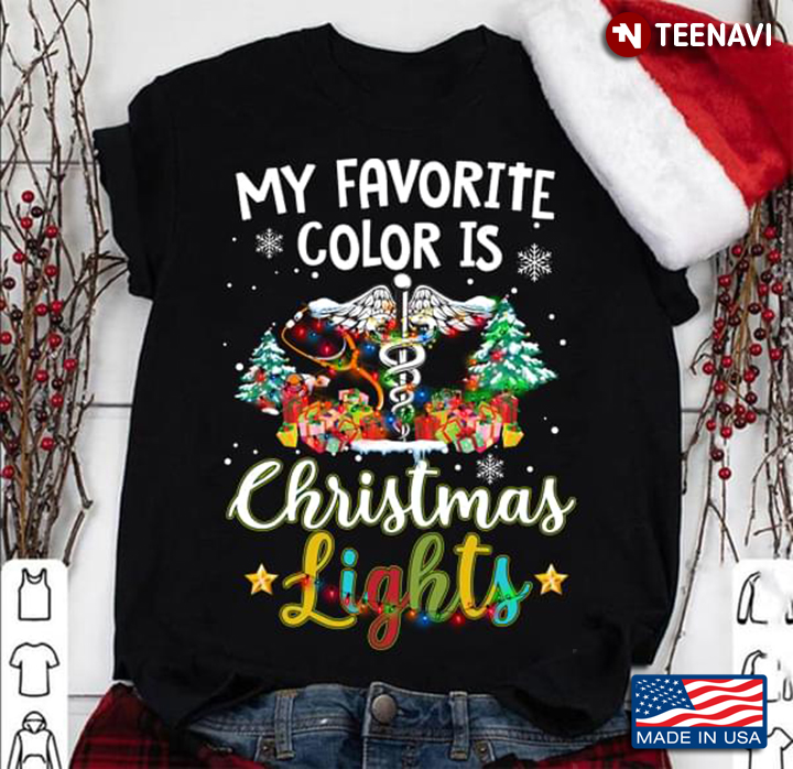 My Favorite Color Is Christmas Lights CNA