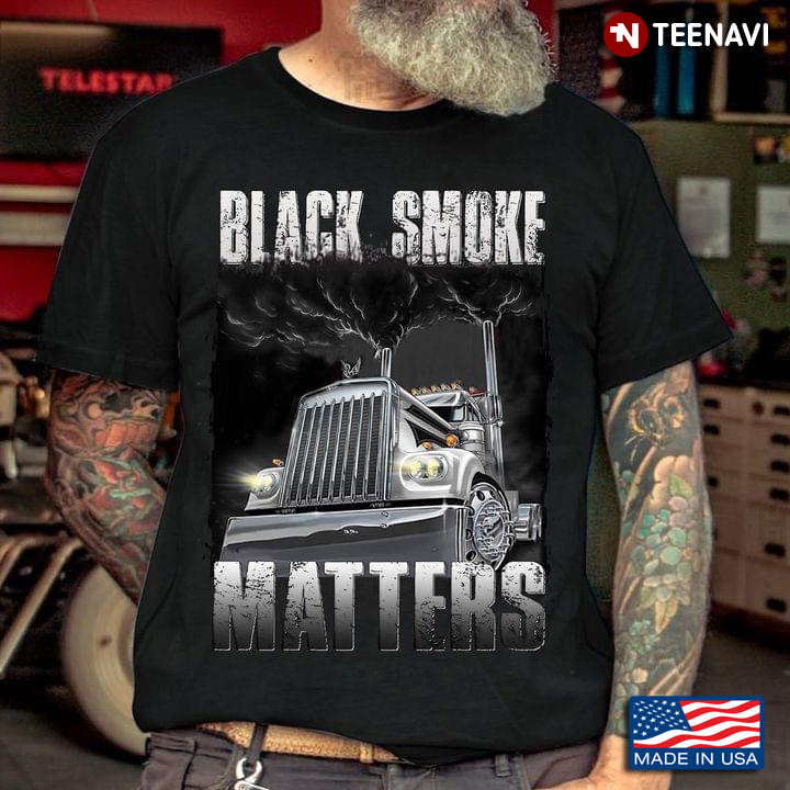 Black Smoke Matters Trucker