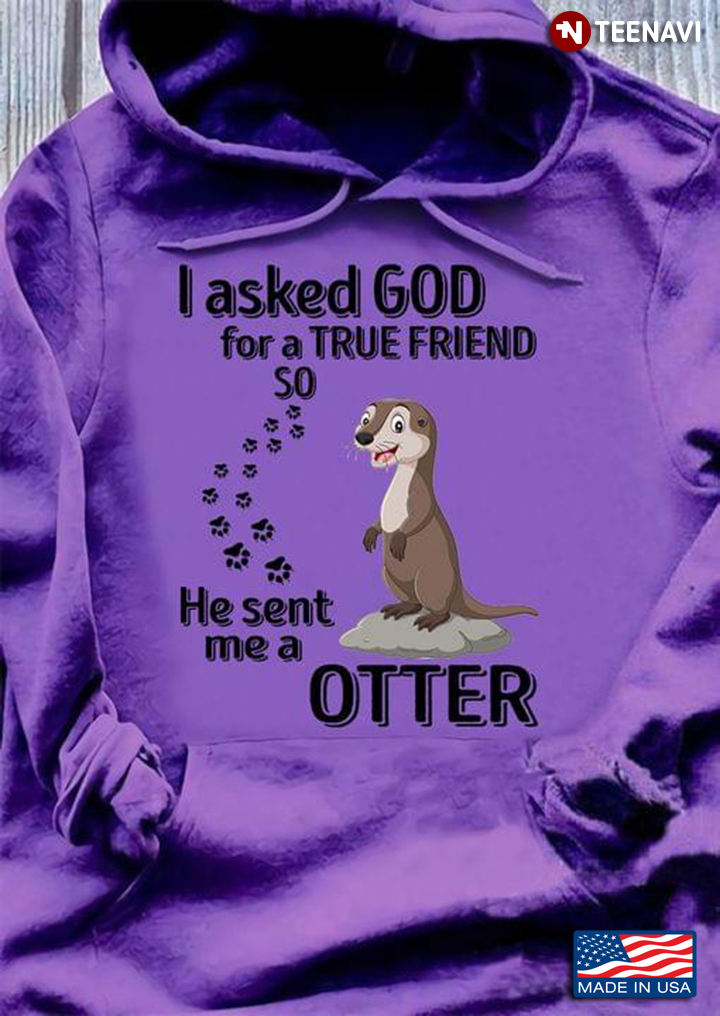 I Asked God For A True Friend So He Sent Me A Otter