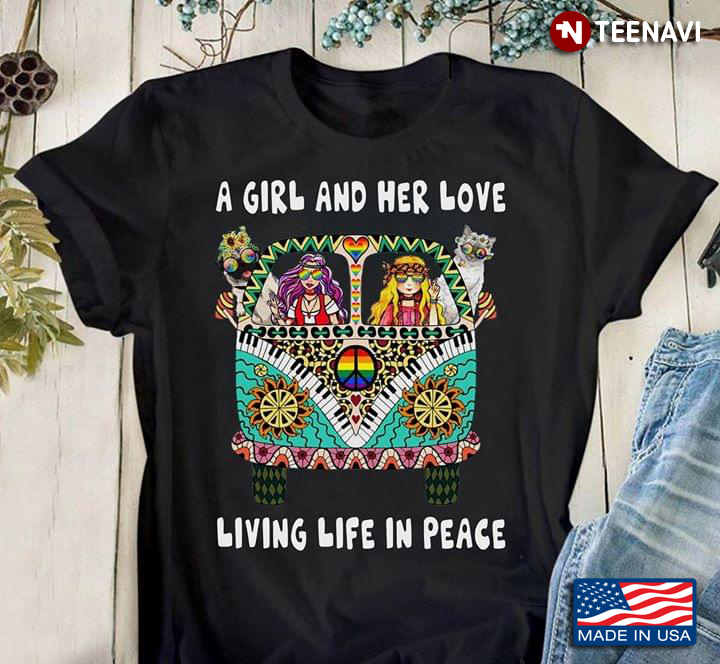 A Girl And Her Love Living Life In Peace Hippie