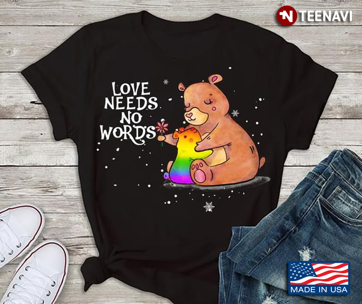 Love Needs No Words Bears LGBT Christmas