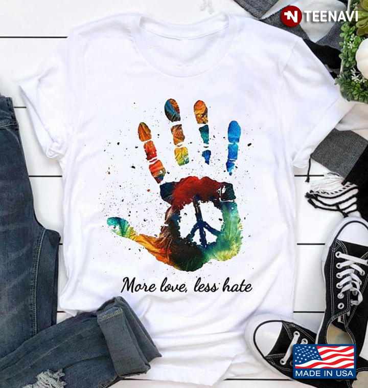 LGBT Hand More Love Less Hate
