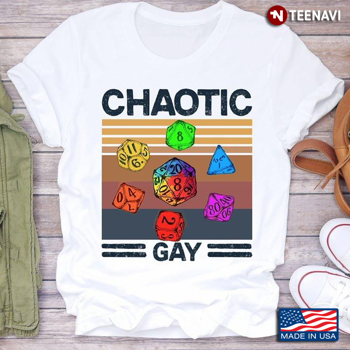 LGBT Chaotic Gay Dice Vintage
