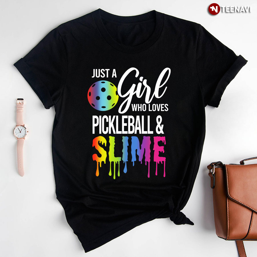 Just A Girl Who Loves Pickleball And Smile T-Shirt