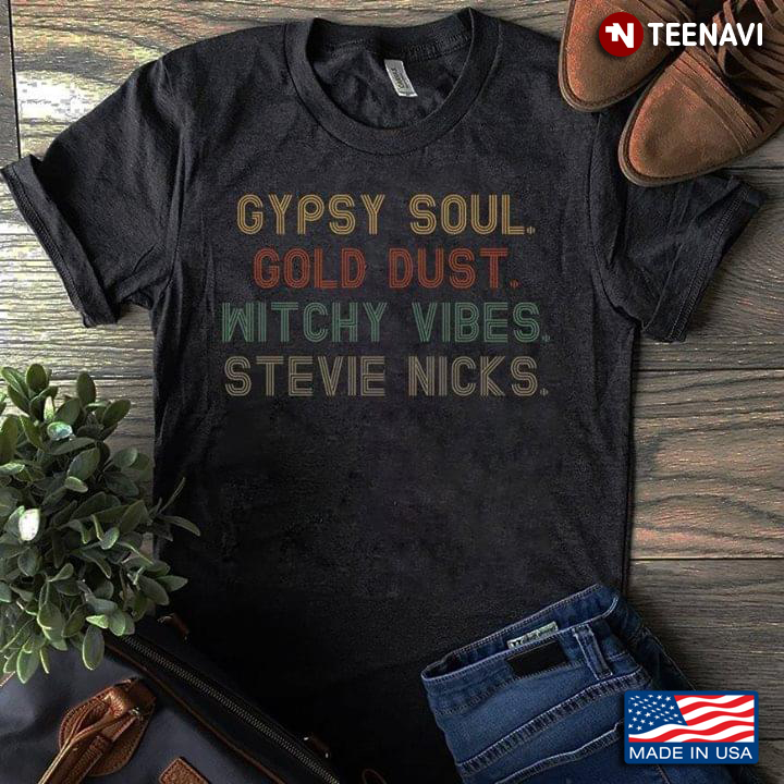Gypsy  Soul Gold Dust Witchy Vibes Stevie Nicks