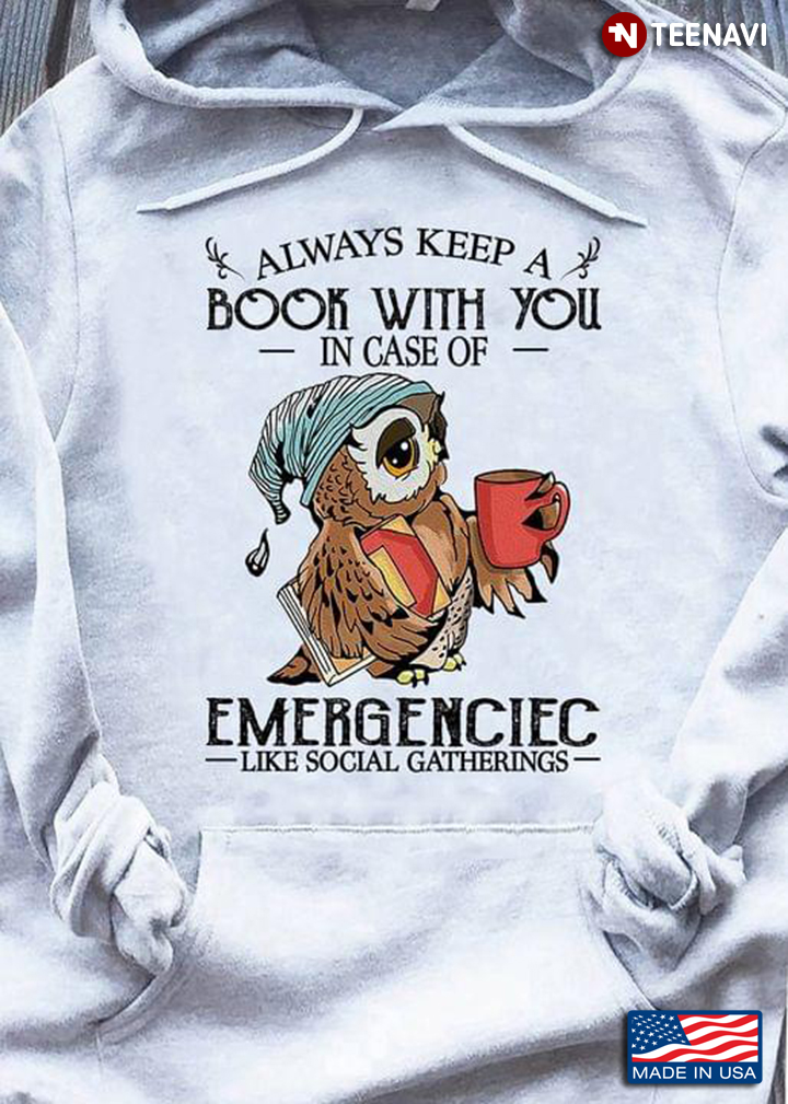 Always Keep A Book With You In Case Of Emergencies Like Social Gatheringss