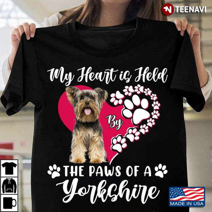My Heart Is Held The Paws Of A Yorkshire