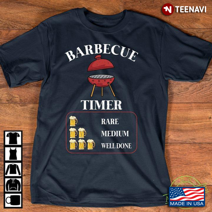 Barbecue Timer Beer Rare Medium Well Done