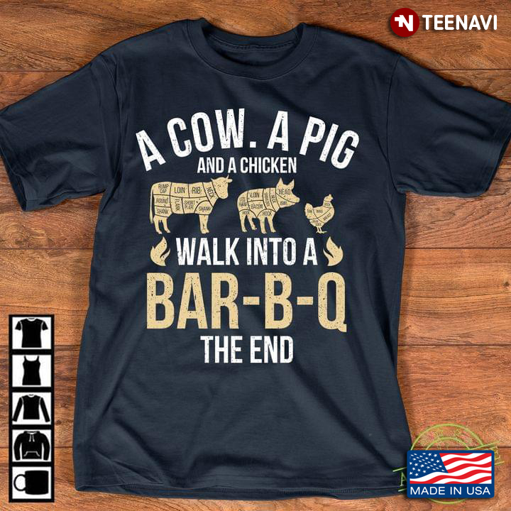 A Cow A Pig And A Chicken Walk Into A Bar-B-Q The End BBQ New Version