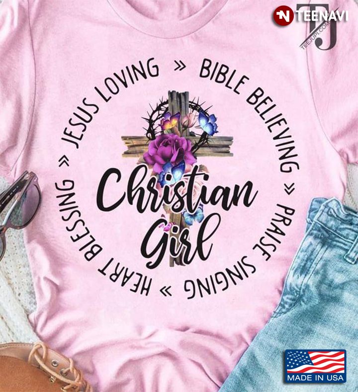 Christian Girl Jesus Loving Bible Believing Praise Signing Heart Blessing