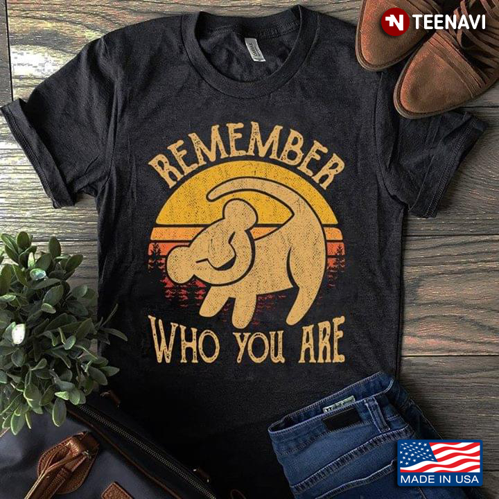 Remember Who You Are Simba Lion King Vintage Vesion